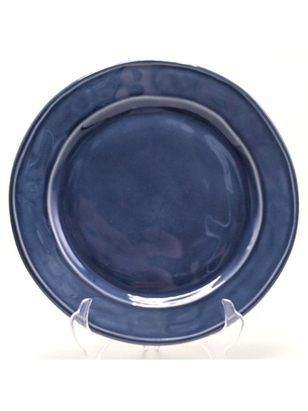 Euro Ceramica Blue Ceramic Dinner Plate Dishwasher Safe Portugal